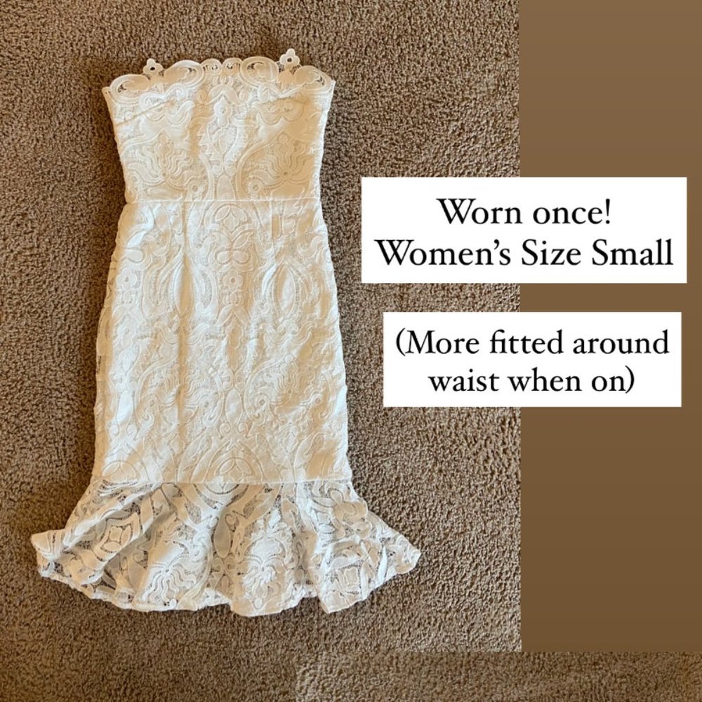 Beautiful Lulu's White Dress *PRICE DROP*
